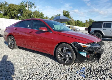 2024 Hyundai Elantra Limited из США, поврежденный, VIN KMHLP4DG6RU821239